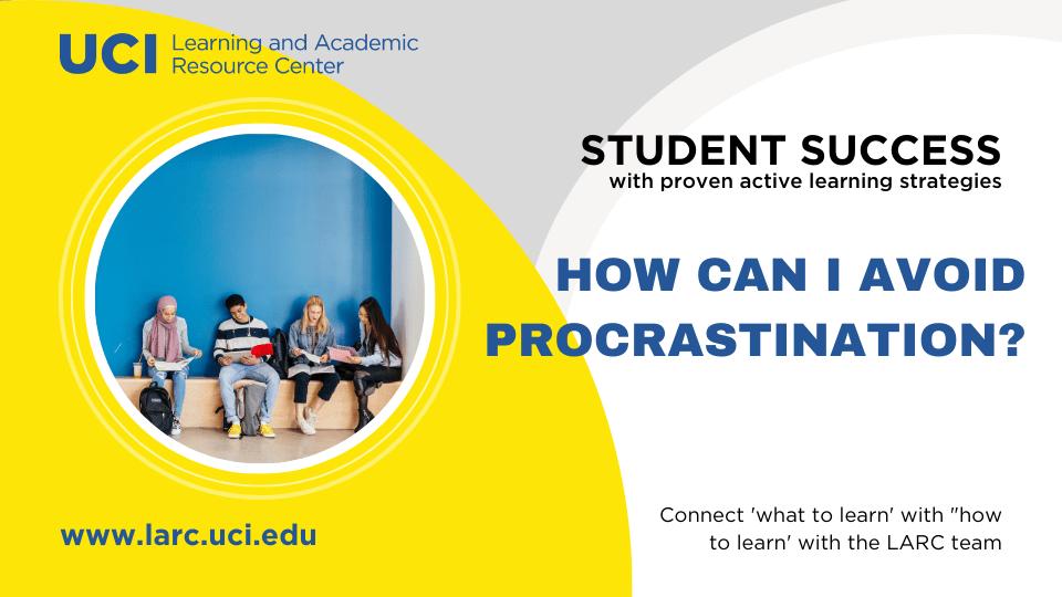 How can I avoid procrastination?